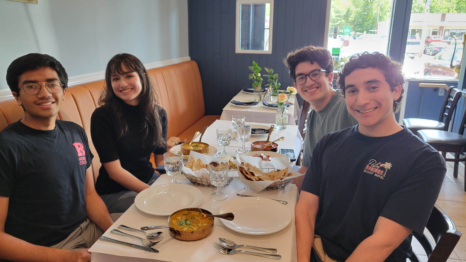 interns Akash Dubey, Andrea Garcia, Jack Greenwald and co-founder Will Rosenthal
